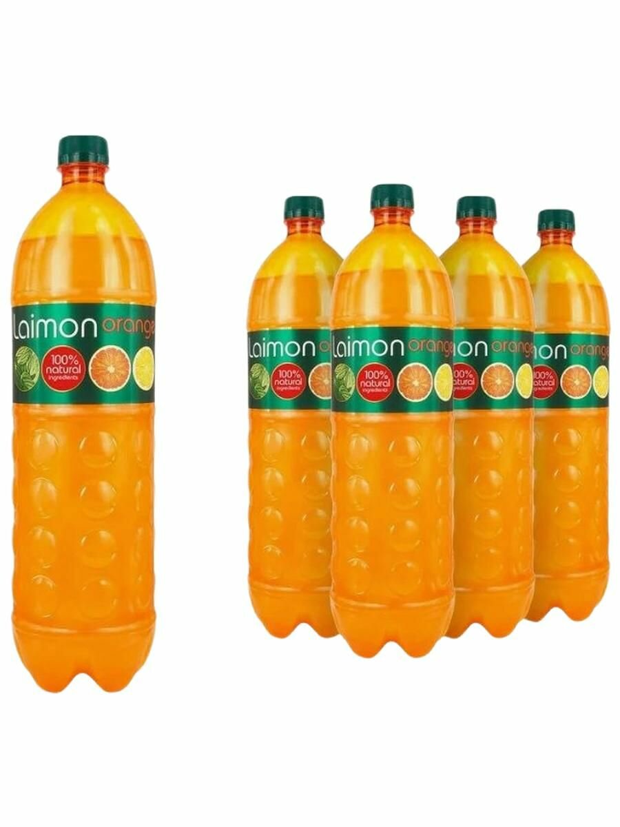 Напиток газированный Laimon fresh (Лаймон Фреш) Апельсин 6 шт. по 1,5л, пэт