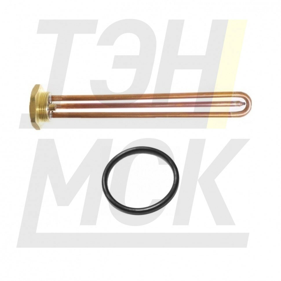 Комплект ТЭН 3 кВт (3000 Вт) RDT резьбовой 42 мм для Ariston De Luxe Real Thermex под анод М6 + прокладка 282246K2