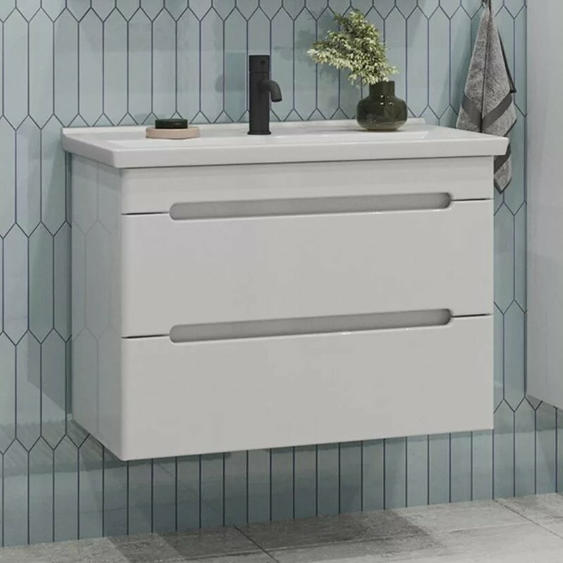 Тумба с раковиной SanStar Адель 80 подвесная