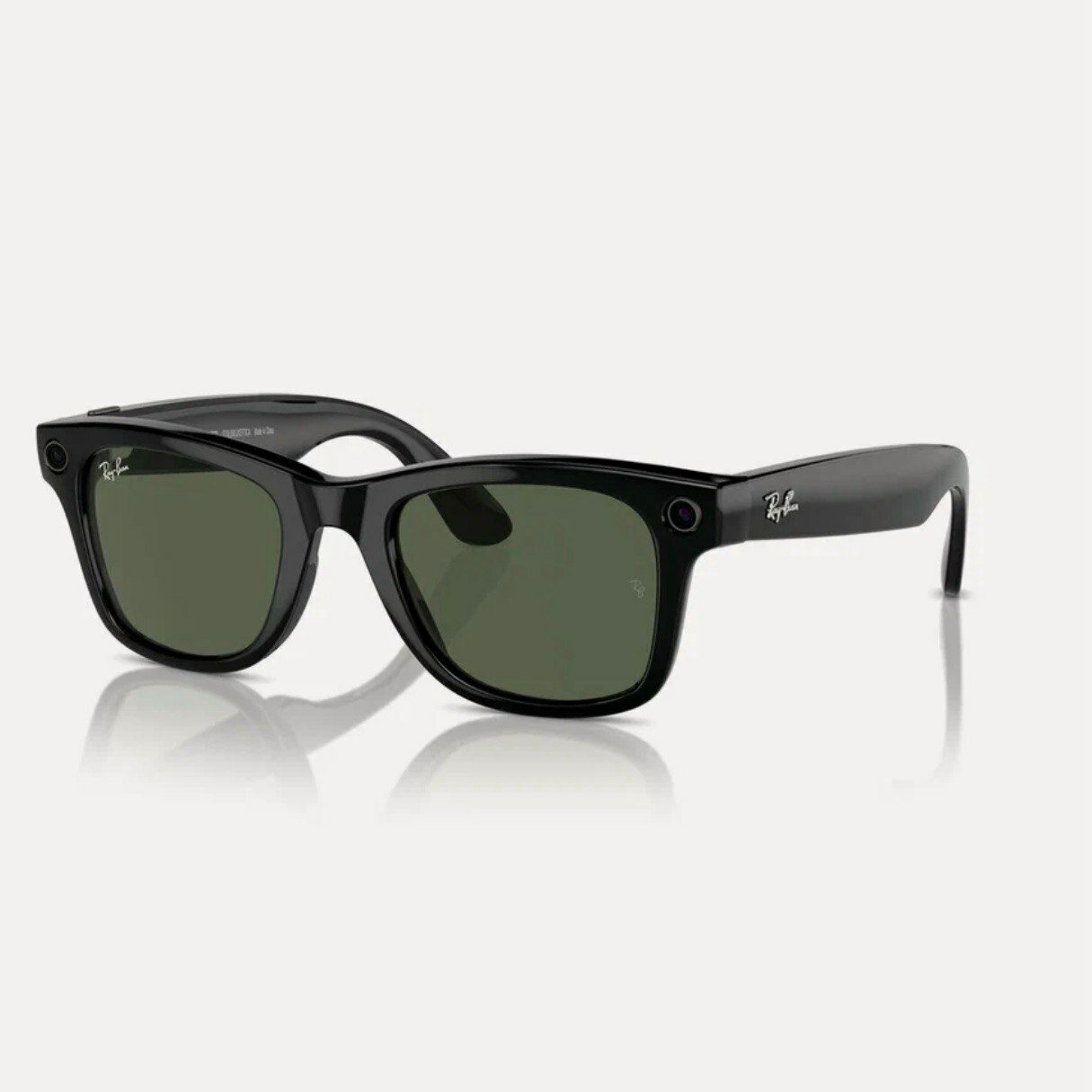Умные очки с камерой Ray-Ban Wayfarer (Black/Green) RW 4006, размер М