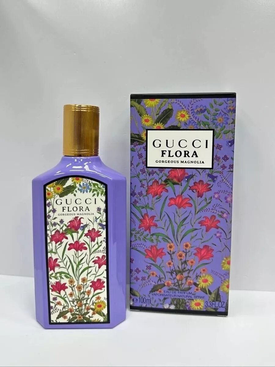 Парфюмерная вода для женщин, женские духи Flora Gorgeous Magnolia Gucci, парфюм для женщин, 100 мл