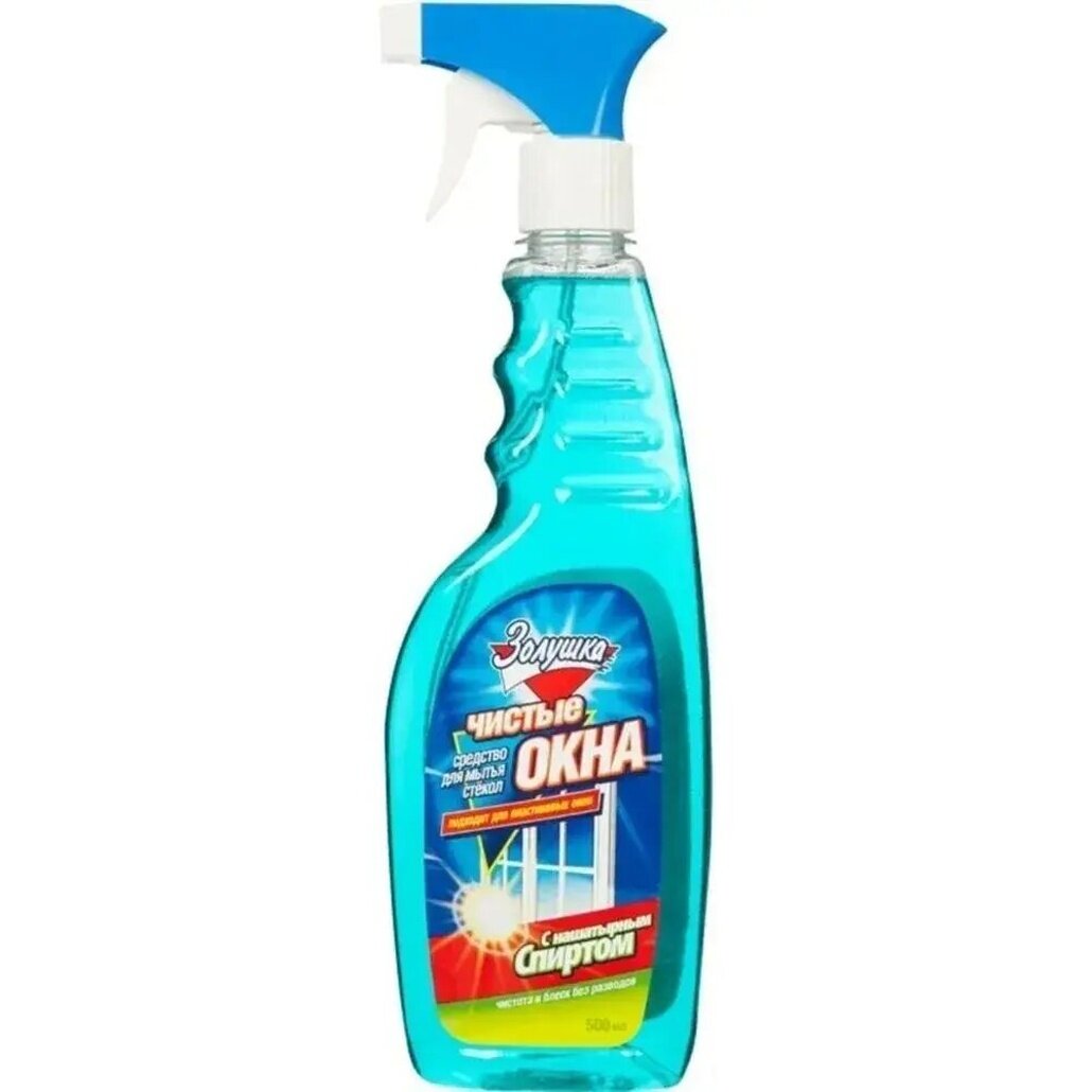 Средство для мытья окон 'Чистые Окна' 500 мл с нашатырным спиртом без разводов с распылителем