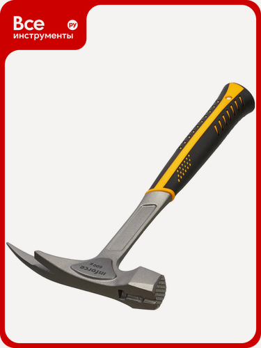 Изображение товара Плотницкий цельнокованый молоток Inforce 600 г 06-16-07, выполнения сложных работ