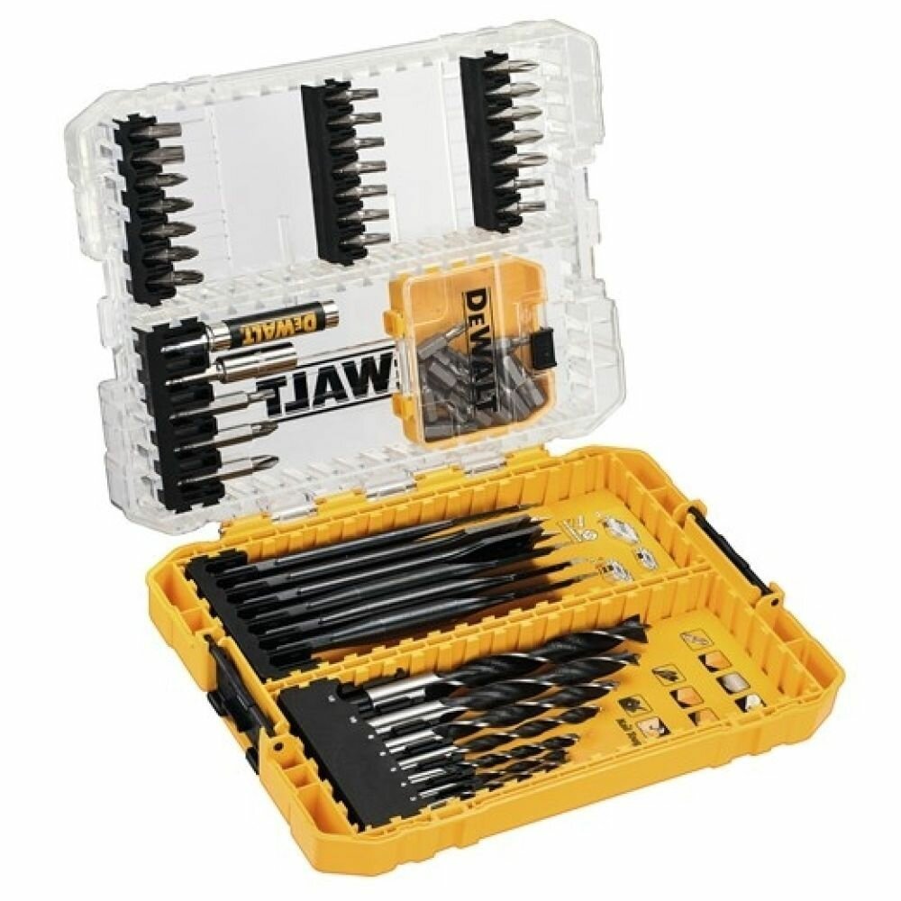 Набор бит и сверл в кейсе DEWALT DT70758 IMPACT 57 предметов