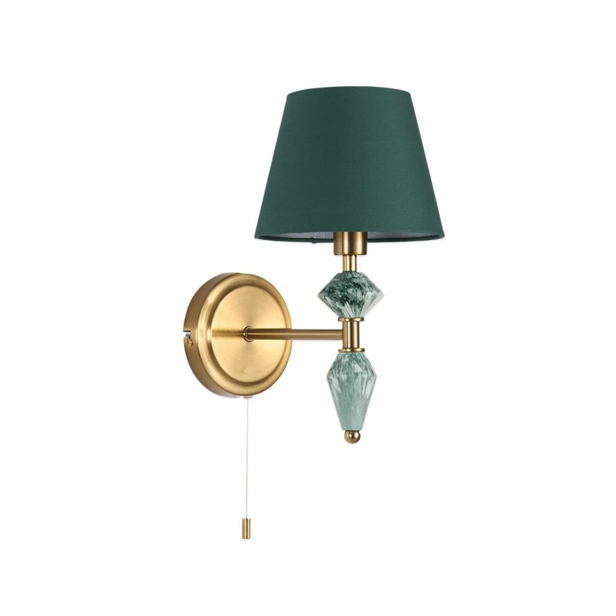 Бра Lumion Vermont 8275 1W  лампа накаливания  E14  IP20  веревочный выключатель  латунь