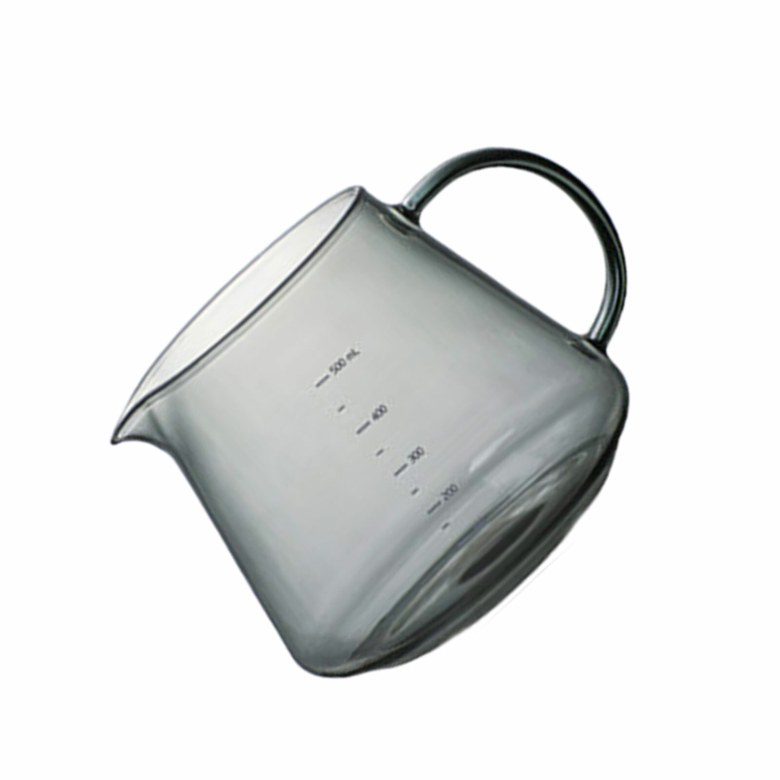 Стеклянная кофеварка для заваривания с фильтром и шкалой