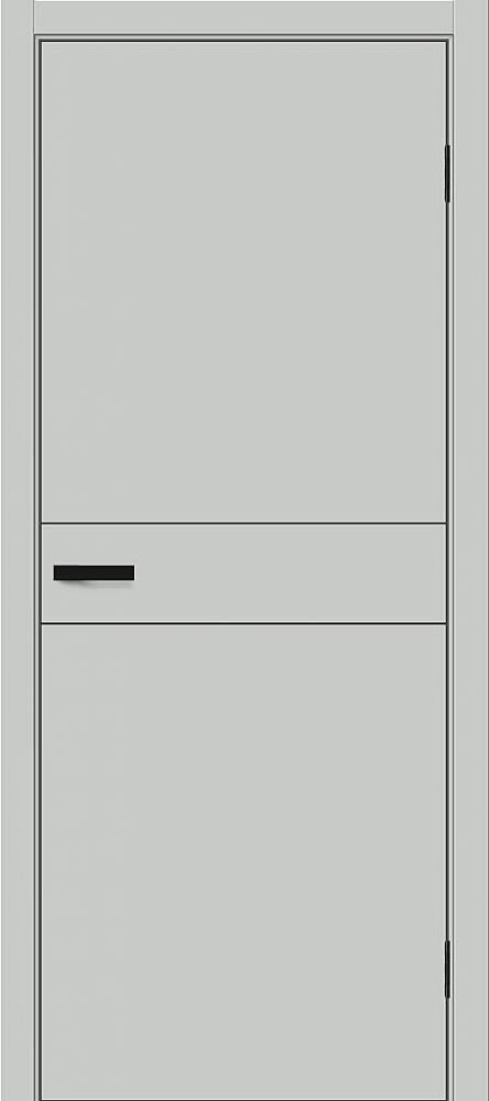 Межкомнатная Дверь ПЭТ Bravo Браво-0.24 П Grey Silk 700х2000мм (полотно 1шт) / Браво.