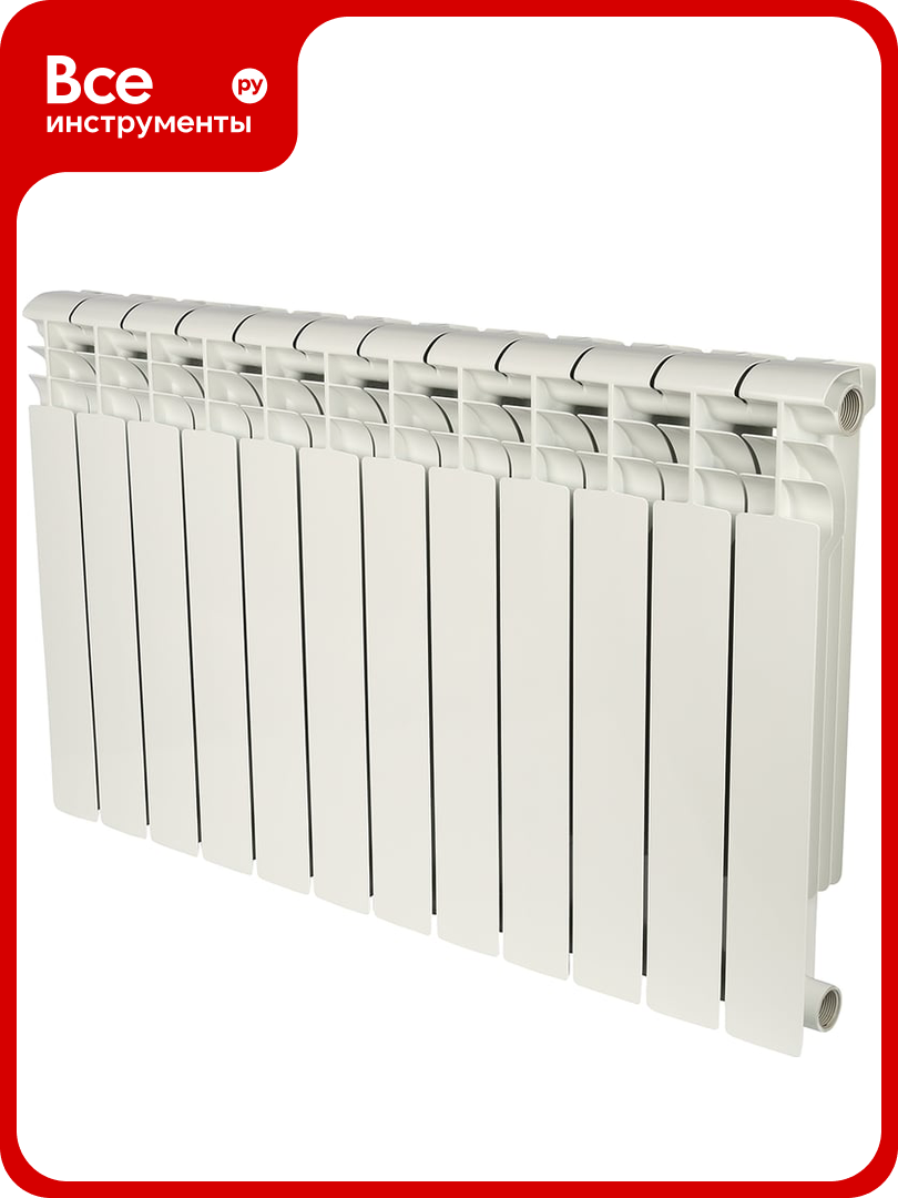 Биметаллический радиатор ROMMER Profi BM 500 BI500-80-80-150 12 секций RAL9016 82491