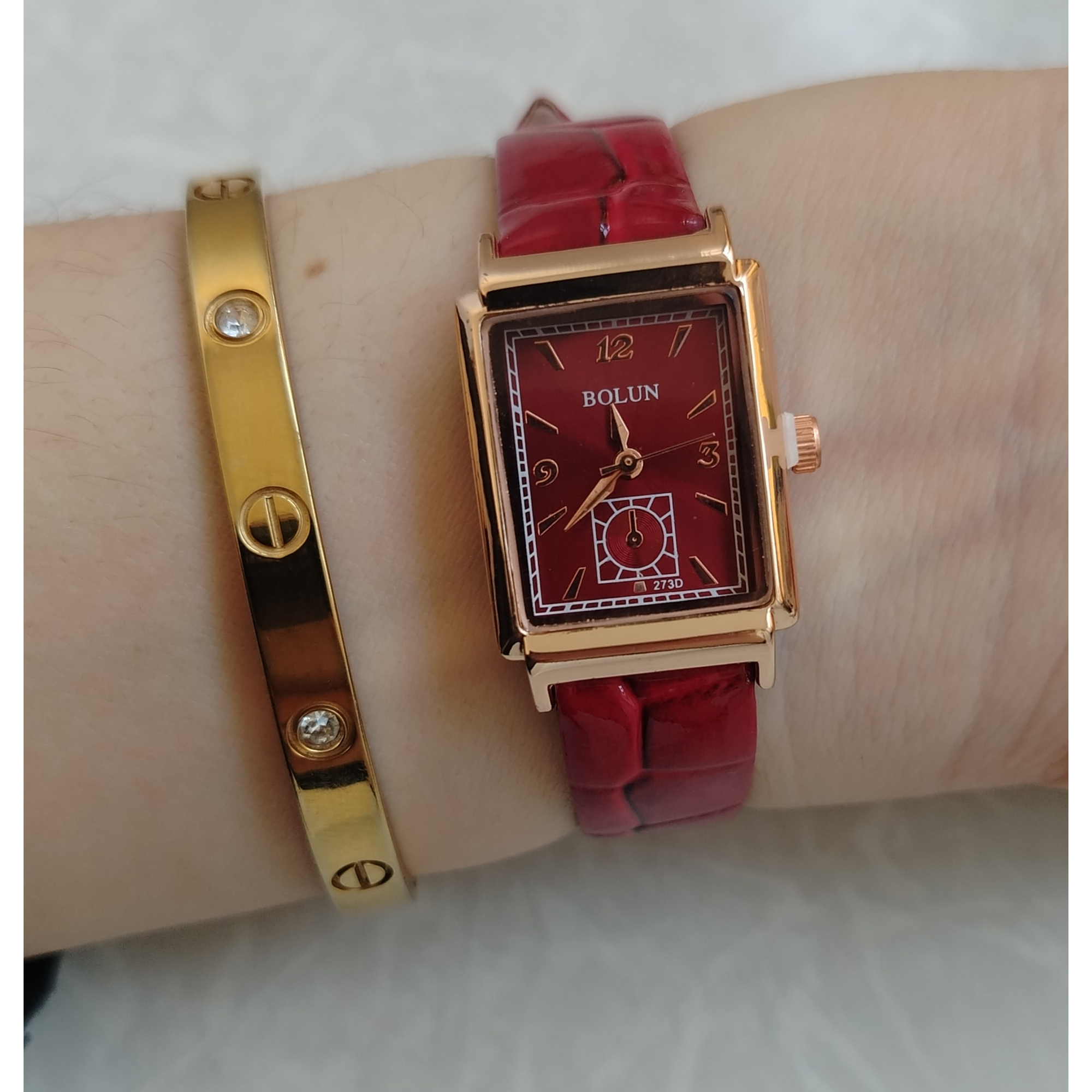 Наручные часы BOLUN Классика, золотистый — фото 1
