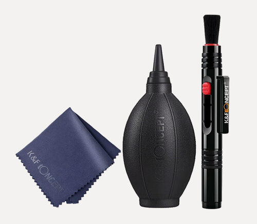 Изображение товара Набор для чистки оптики K&F Concept 1694, карандаш, груша, салфетка