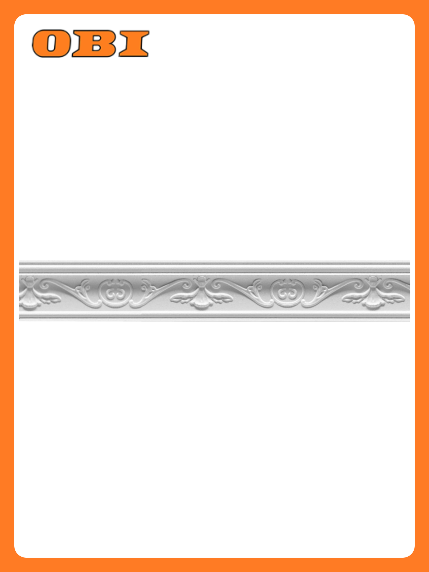 Плинтус SOLID С102/80 полистирол белый 200 см x 7 см x 35 см