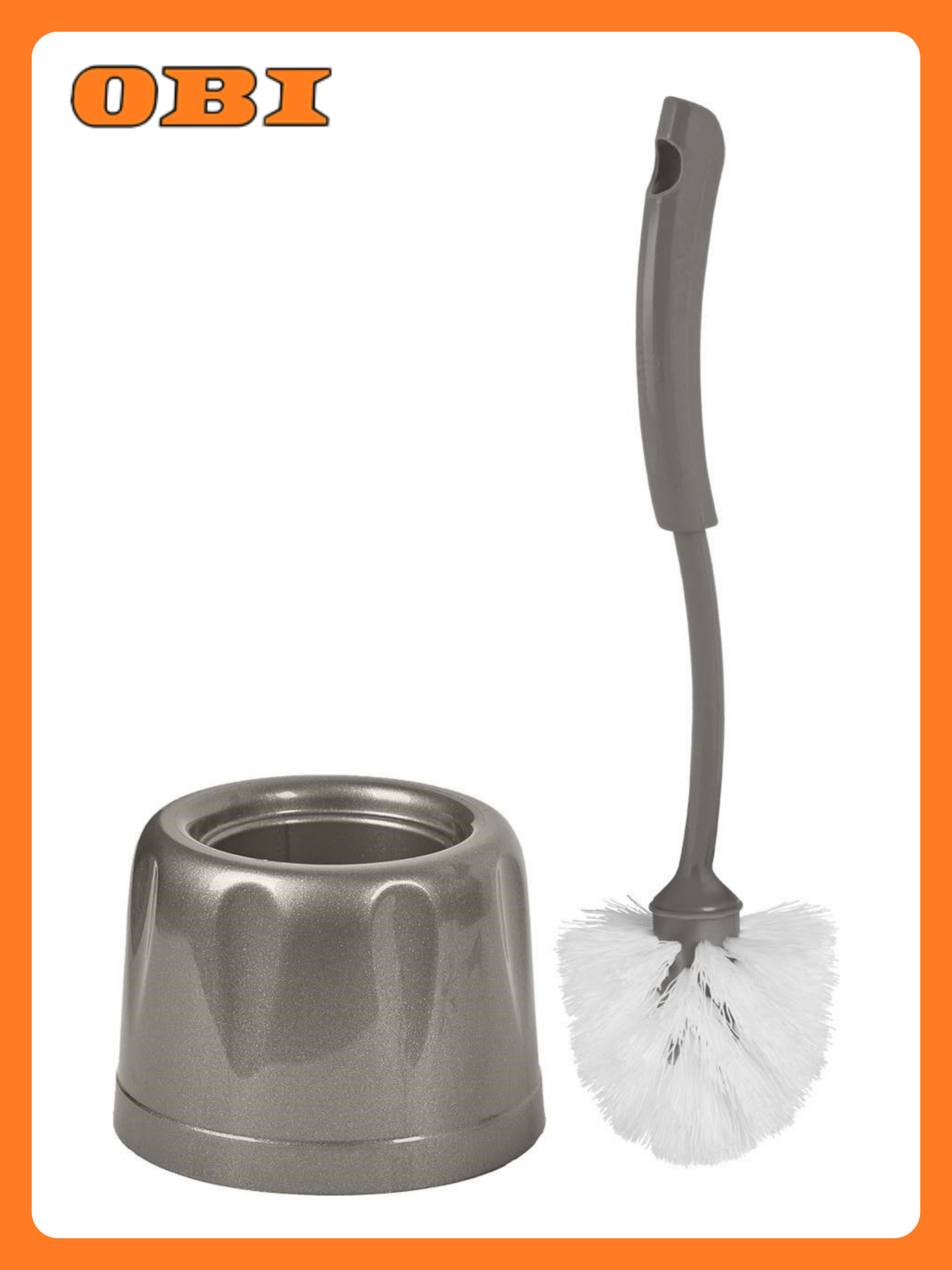 Набор д/туалета Spin&Clean Rock'n'Roll D145 мм 145х145х350 полипропилен антрацит