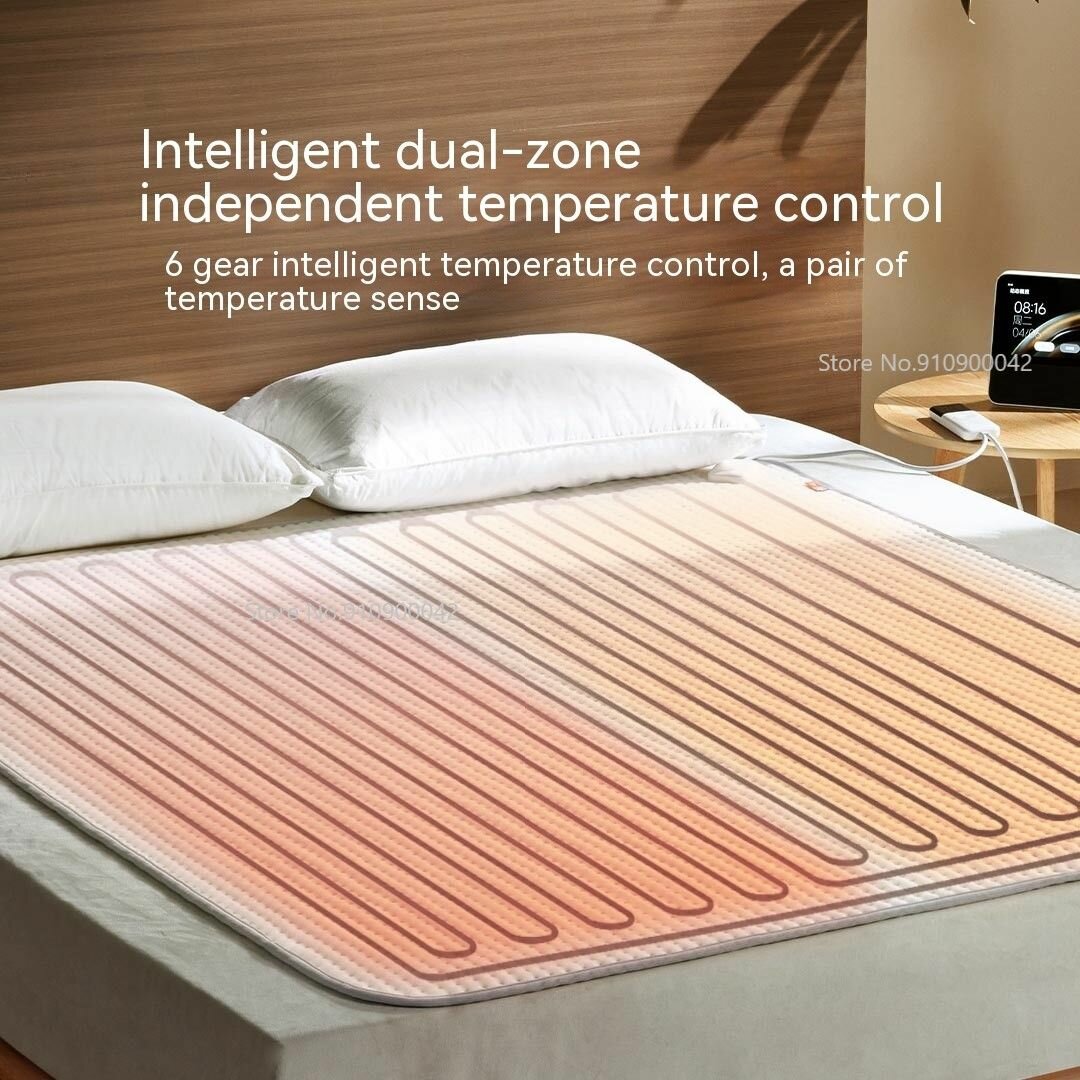 Картинки Xiaomi Умное электрическое одеяло, Двойной бытовой электрический матрас, двухзонный независимый контроль температуры
