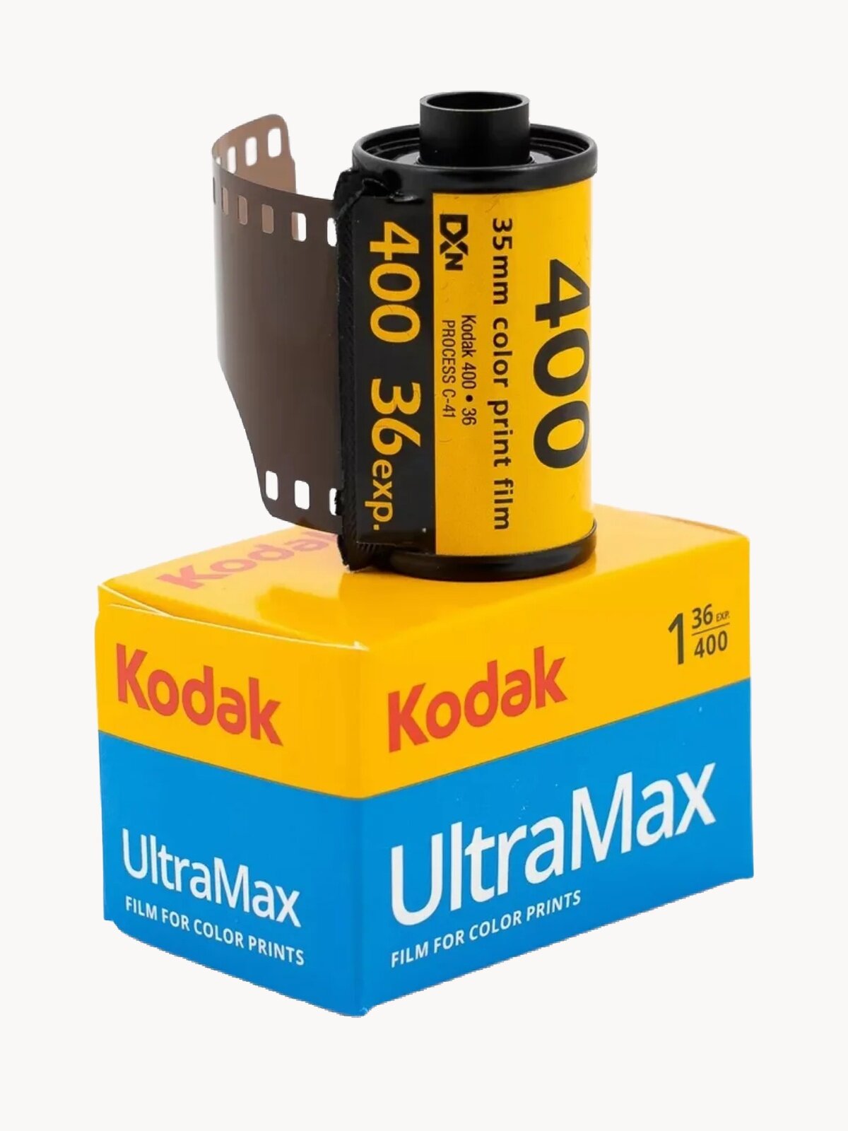 Фотоплёнка Kodak Ultramax 35 мм цветная негативная ISO 400 для фотоаппарата 36 кадров