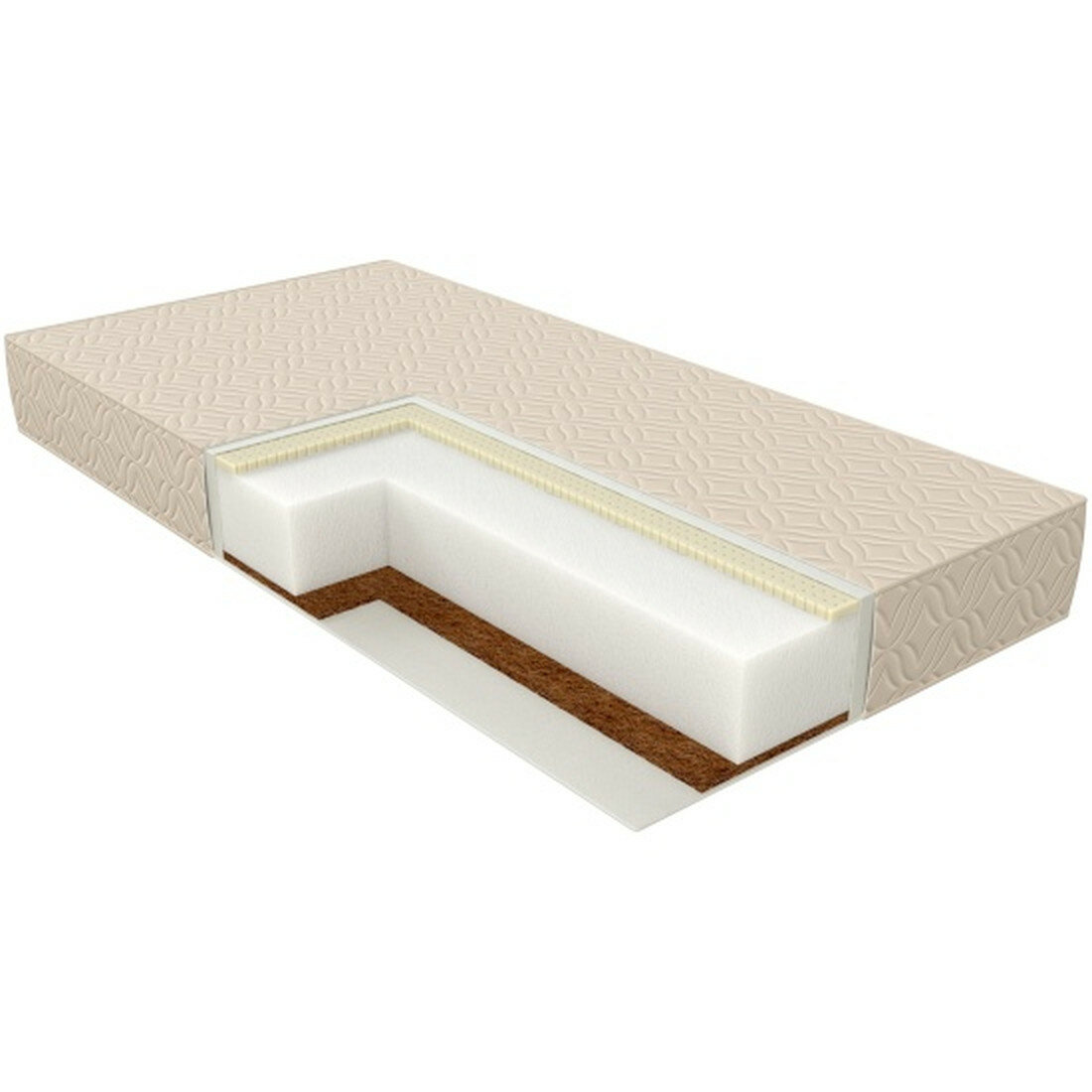 Матрас Sweet Baby Latex DeLuxe 119x59x12 см жесткость: жесткий/мягкий