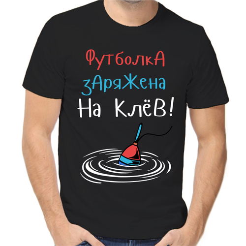 фото Футболка, размер m, черный нет бренда