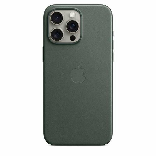Чехол Apple iPhone 15 Pro Max FineWoven Case Evergreen чехол apple iphone 15 plus finewoven case magsafe mulberry