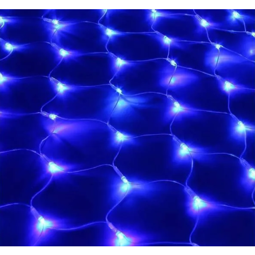 Электрогирлянда Сетка 2,5*2,5 400 LED цвет синий