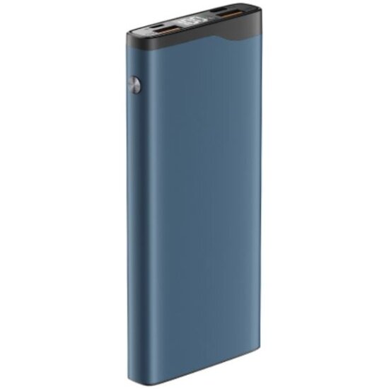 Внешний аккумулятор Olmio QL-10 10000mAh 22.5W QC PD голубой