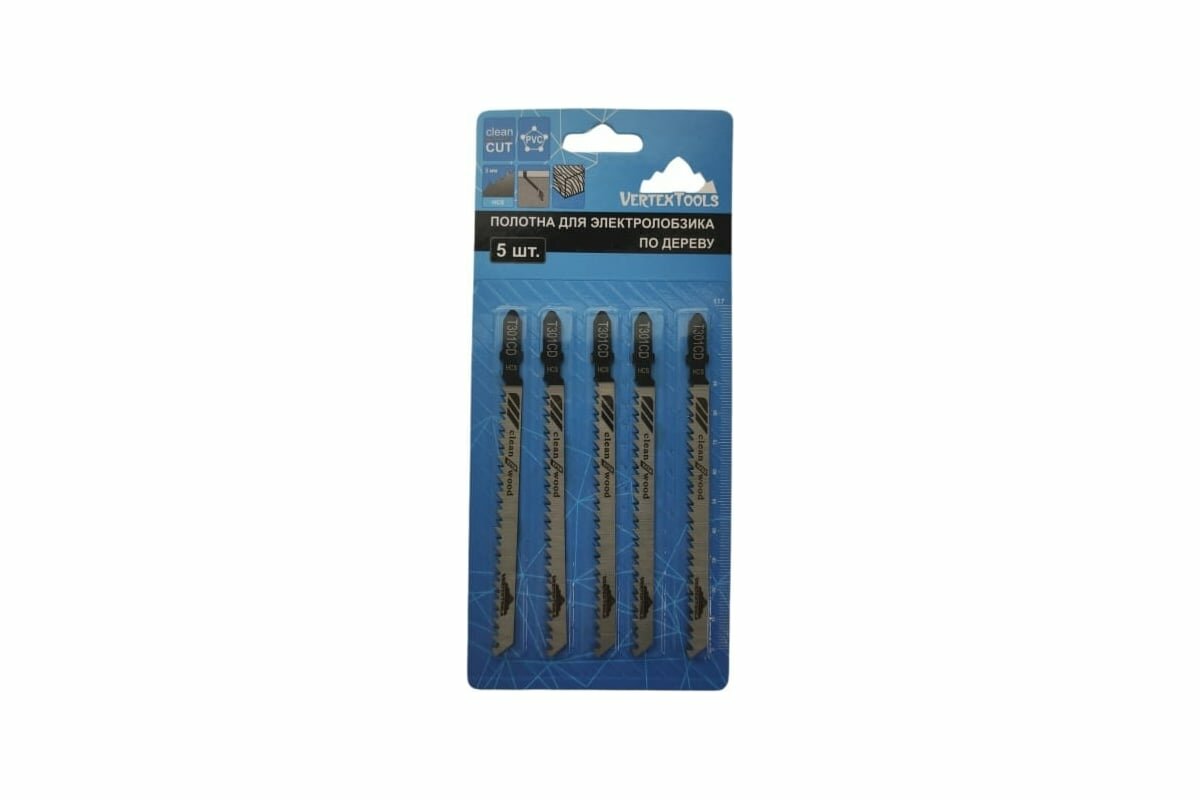 Полотно 5 шт для электролобзика vertextools T301CD