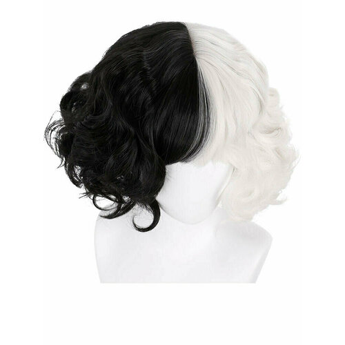 Парик Круэллы с челкой Стервелла Круэлла де Виль