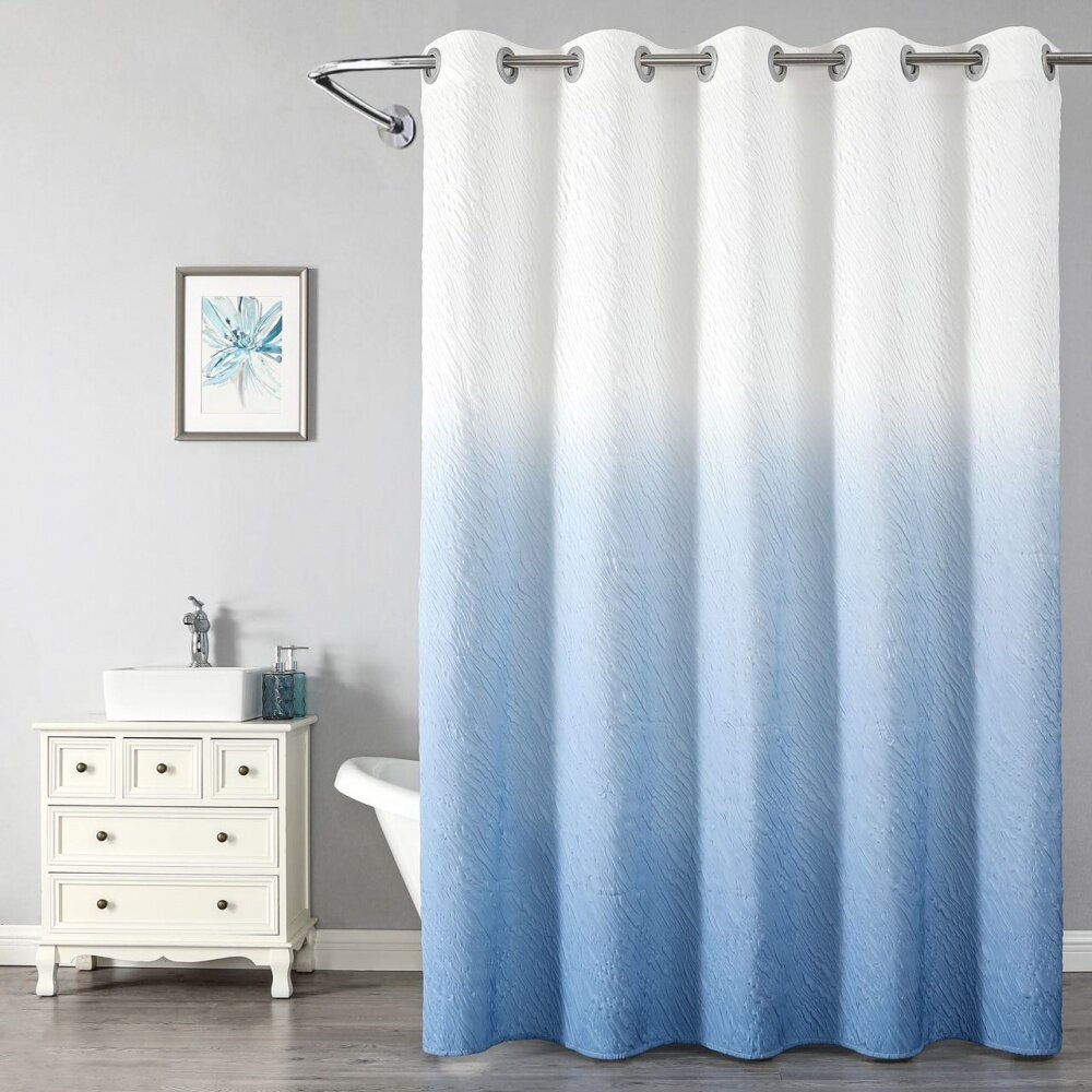 Штора для ванной комнаты двухслойная 180*200 Ganzer GZS18020-FR