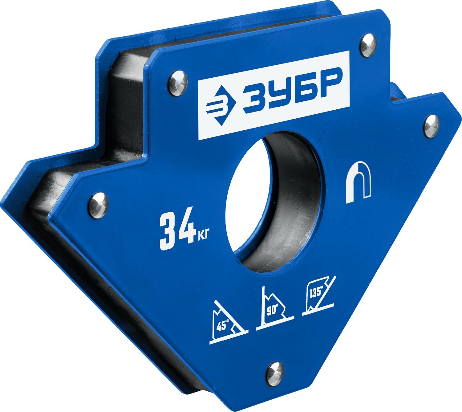 ЗУБР УМ-3 34 кг угольник магнитный для сварочных работ Профессионал (40050-34)