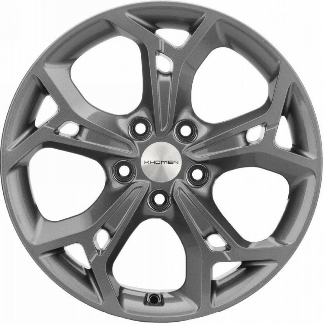 Колесный диск Khomen Wheels KHW1702 7x17 5x114,3 ET48,5 67,1 Gray литой для автомобиля