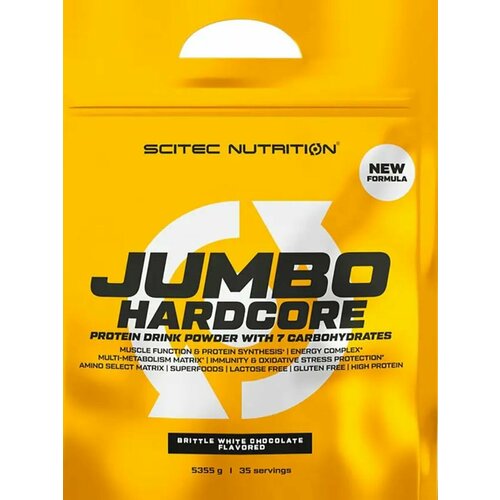 Scitec Nutrition Jumbo Hardcore 5355 гр, белый шоколад