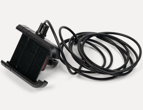 Изображение товара Держатель телефона с Usb зарядкой для электровелосипеда самоката