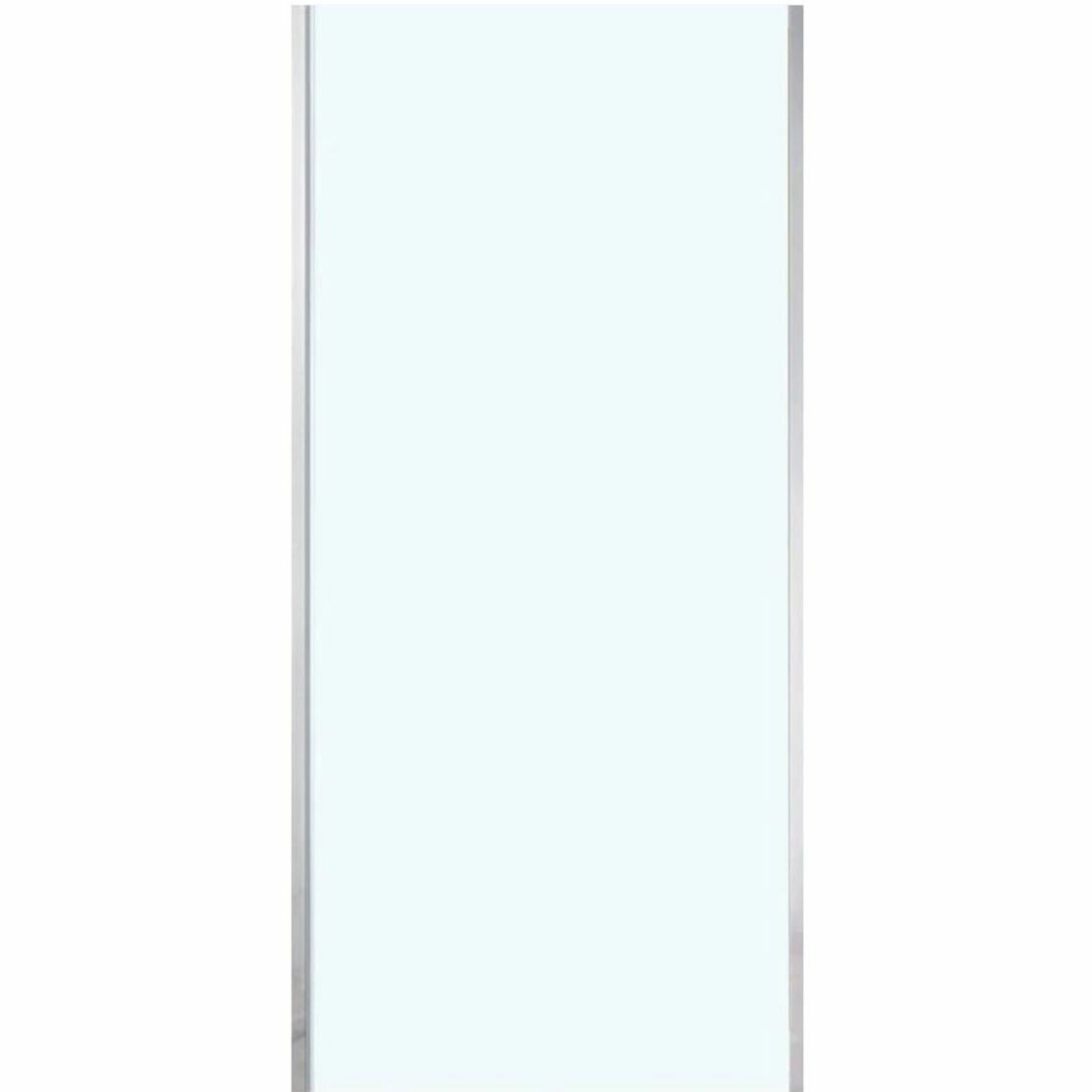 Боковая стенка Vincea Slim Soft VSG-1SS900CL 90 см, профиль хром, стекло прозрачное - фото №1