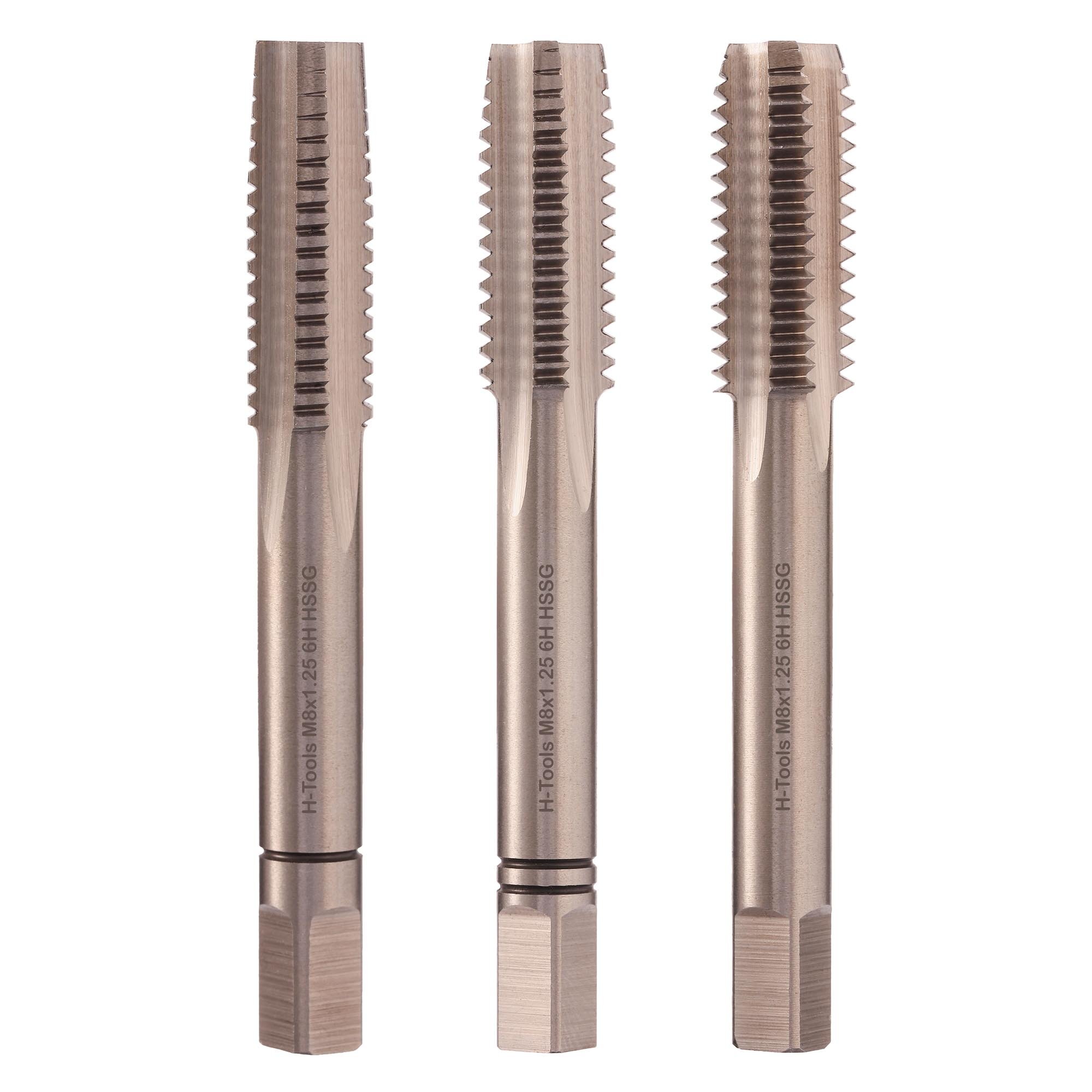 Набор метчиков 3шт H-Tools HSS-G DIN352 6h М8х1,25 230080HT