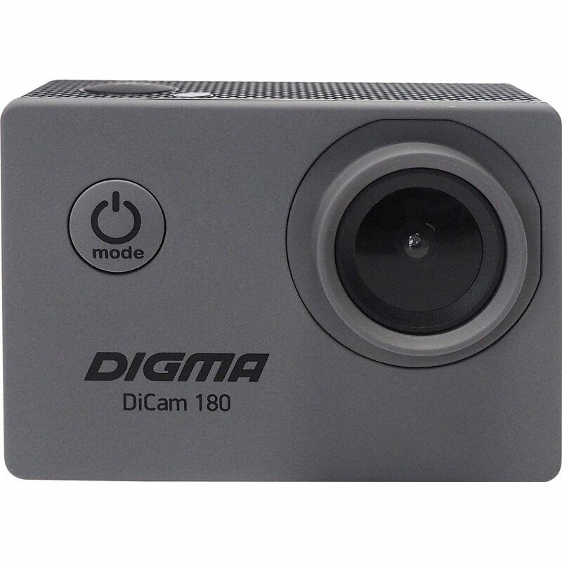 Экшн-камера Digma DiCam 180 серый, 2147364