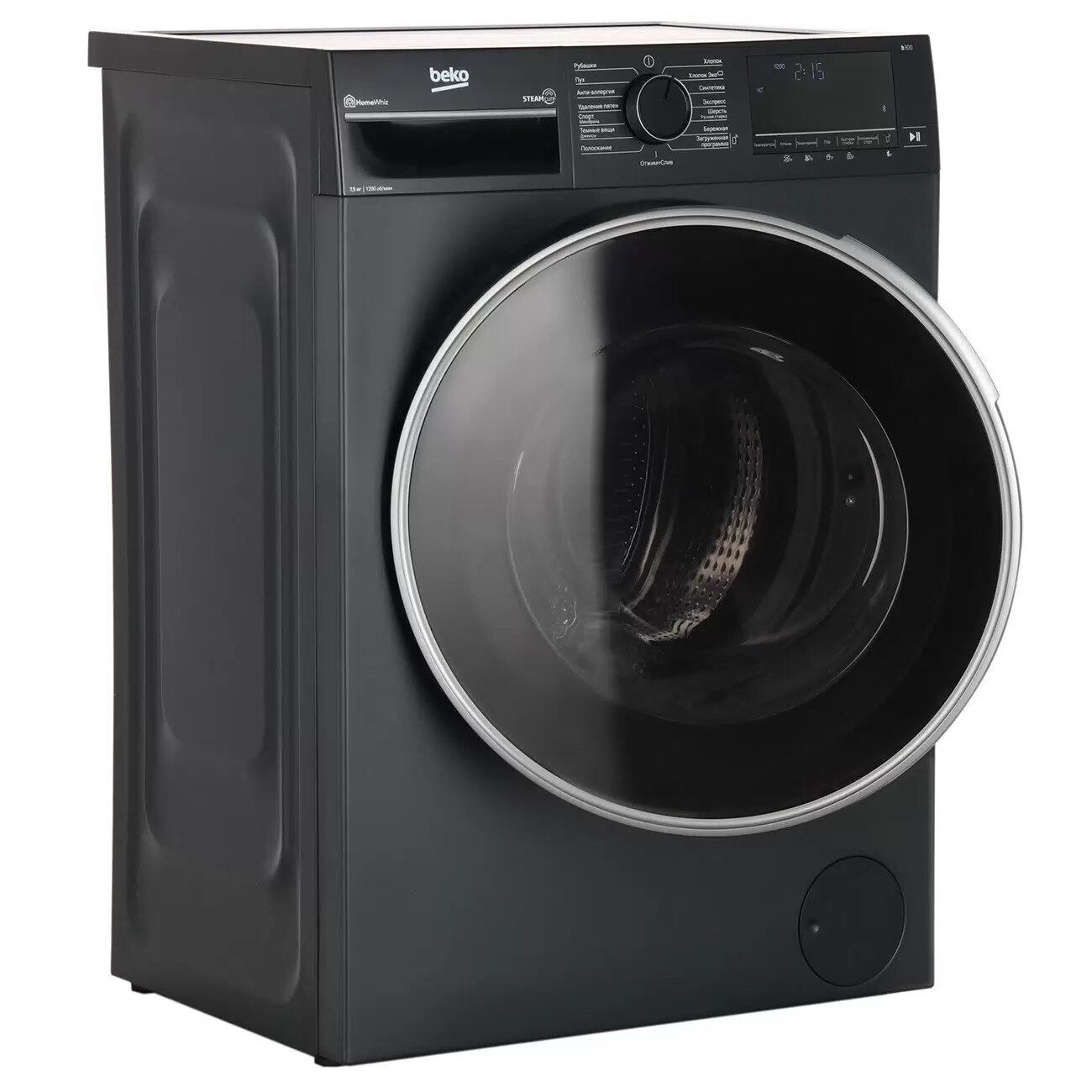 Стиральная машина Beko B3WFR57H2A, инверторный двигатель, загрузка 7.5кг, 15 программ
