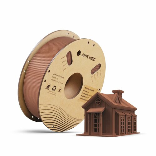 фото Филамент anycubic pla для 3d принтера, бронзовый 1 кг.