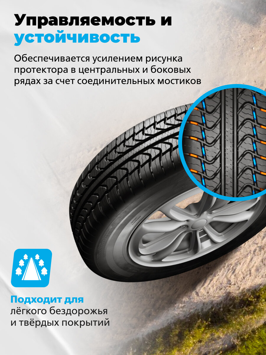 Автошина KAMA 365 SUV (НК-242) 205/70 R15 96 T 0 — фото 1