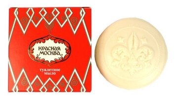 Новая Заря Мыло туалетное твердое Moscou Rouge (Красная Москва), 50 г