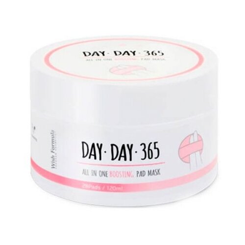 Wish Formula пилинг-спонжи Day 365 All in One Boosting Pad Mask, 120 мл, 28 шт.