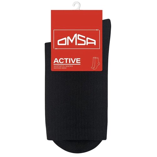 Носки Omsa, размер 39-41(25-27), черный носки omsa размер 39 41 25 27 черный мультиколор