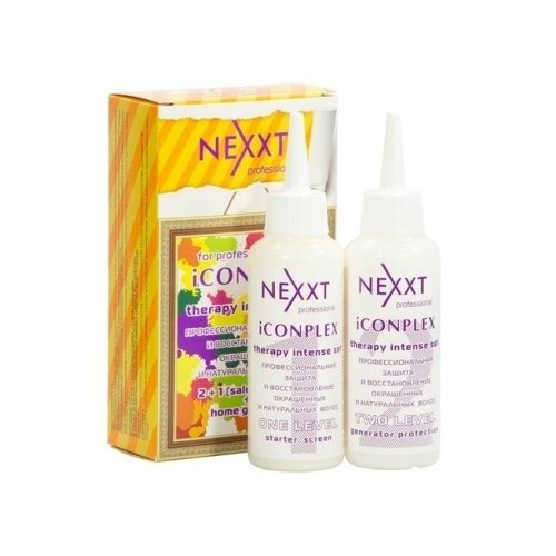 фото Nexxt coloring hair профессиональная защита и восстановление окрашенных и натуральных волос (набор), 125 мл, 2 шт.