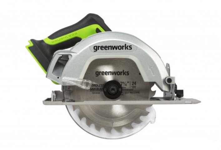 Пила дисковая аккумуляторная GREENWORKS GD24CS (без АКБ и ЗУ)