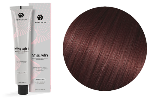 ADRICOCO Miss Adri крем-краска для волос с кератином, 7.62 блонд красный фиолетовый