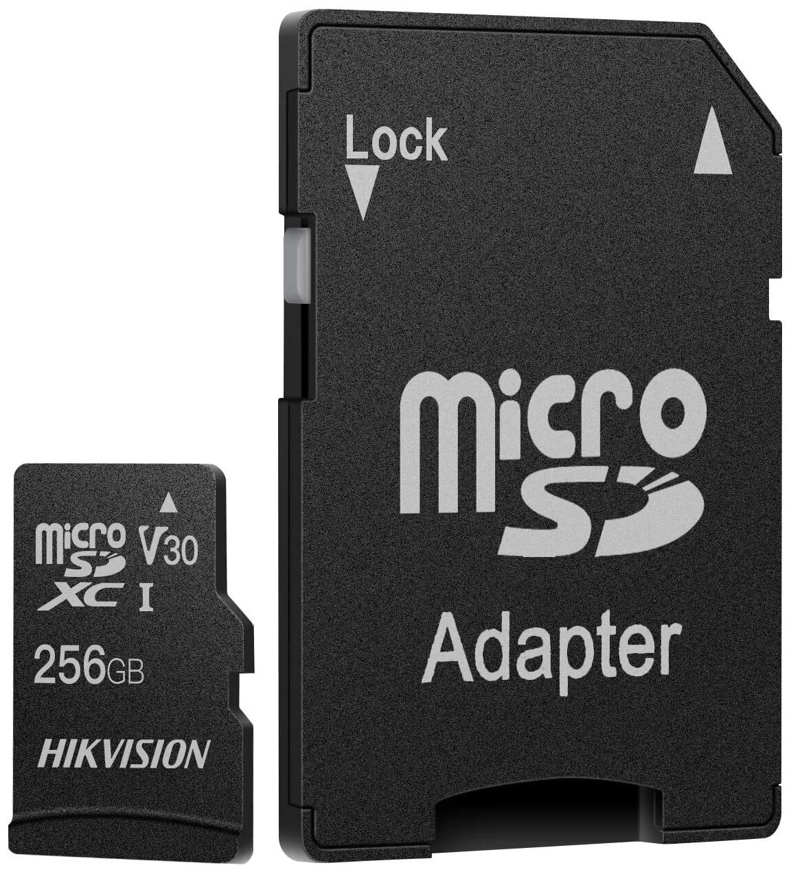 Карта памяти MicroSDXC 256GB Hikvision Class 10 UHS-I U1 (92/50 Mb/s) + SD адаптер