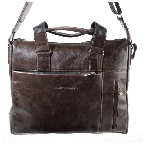 фото Портфель мужской кожа maxsimo tarnavsky 1041 тёмно-коричневый сумка муж.1041 т.кор.(портфель)