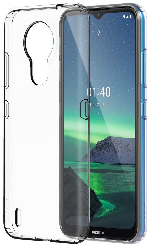 Накладка Nokia Clear Case для Nokia 1.4 CC-114 (8P00000138) прозрачная