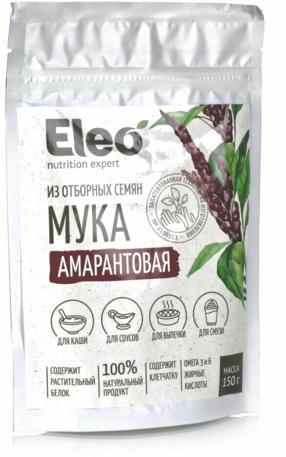 Мука амарантовая 150гр. Eleo