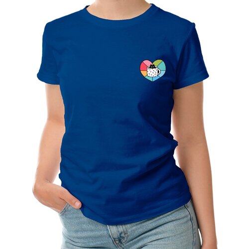 фото Футболка roly, размер l, синий