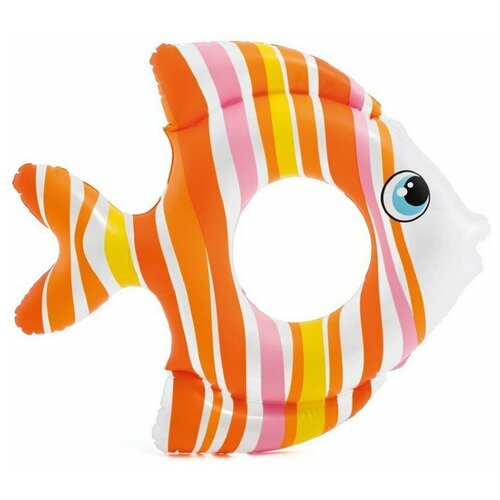 INTEX 59219 Круг Tropical Fish 94х80 см (оранжевый)