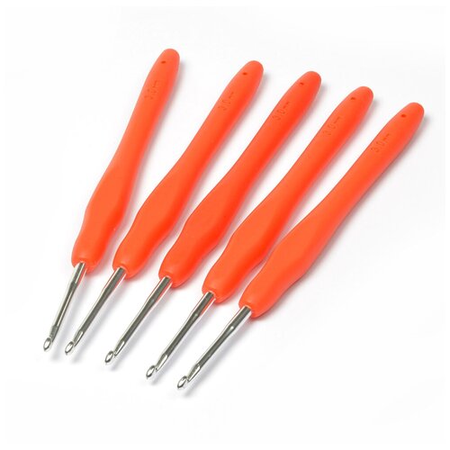 Крючки алюминиевые с резиновыми ручками, 3 мм, 10 штук