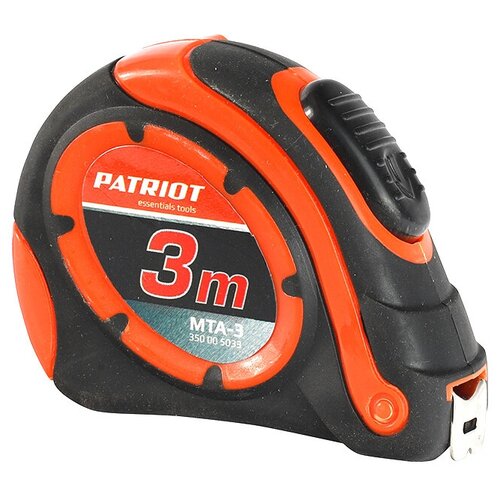 Измерительная рулетка PATRIOT MTA-3 (350005033), 25 мм х3 м рулетка patriot platinum mpt 5l